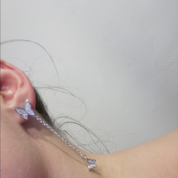 Brand new 925 silver butterfly earrings - Picture 7 of 7